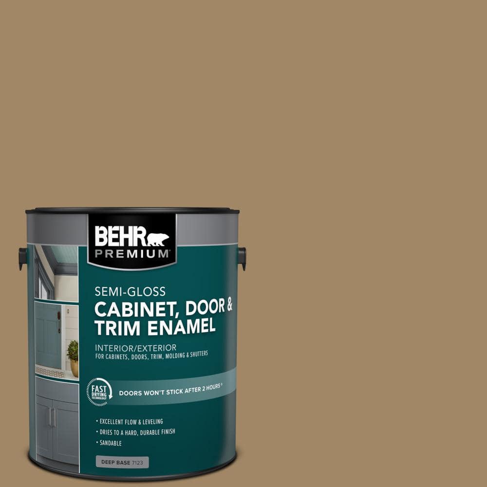 COPPER FORCE 1 Gal. #HDC-NT-28 Soft Bronze Semi-Gloss Enamel Virucidal and  Antibacterial Interior Paint & Primer 319301 - The Home Depot