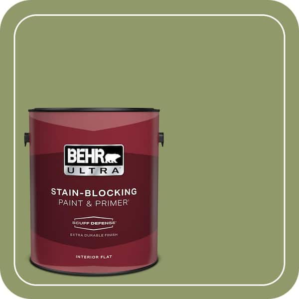 BEHR ULTRA 1 gal. Home Decorators Collection #HDC-SP14-2 Exotic Palm Extra Durable Flat Interior Paint & Primer