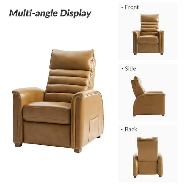 JAYDEN CREATION Angelo Camel Genuine Leather Power Zero Gravity