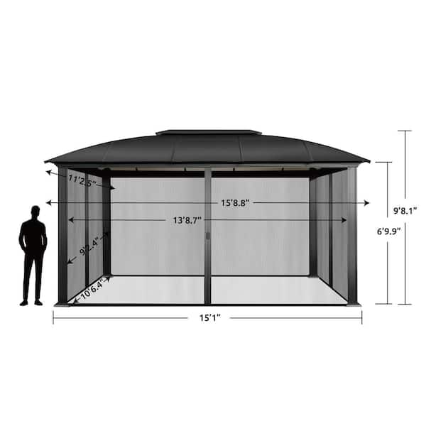 Santa Monica Hard Top Gazebo | Paragon Outdoor USA