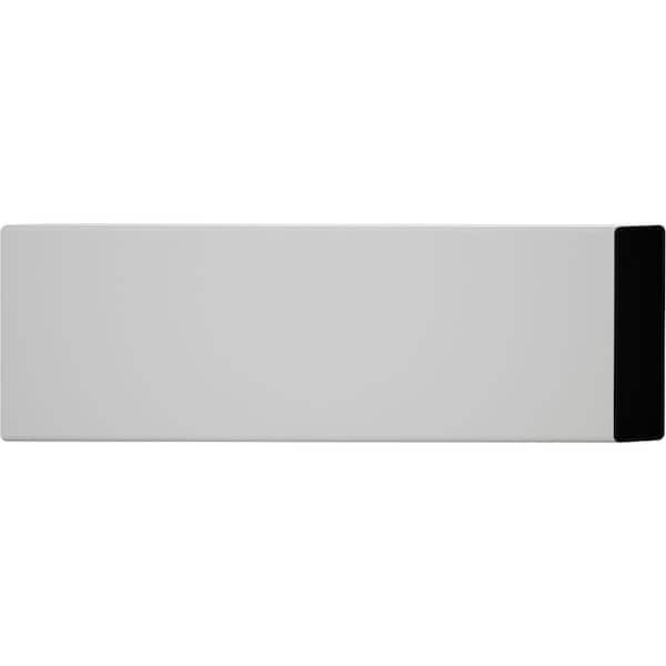Craftsman 9971 3/8 in. x 1-1/2 in. x 96 in. PVC Flat Trim White