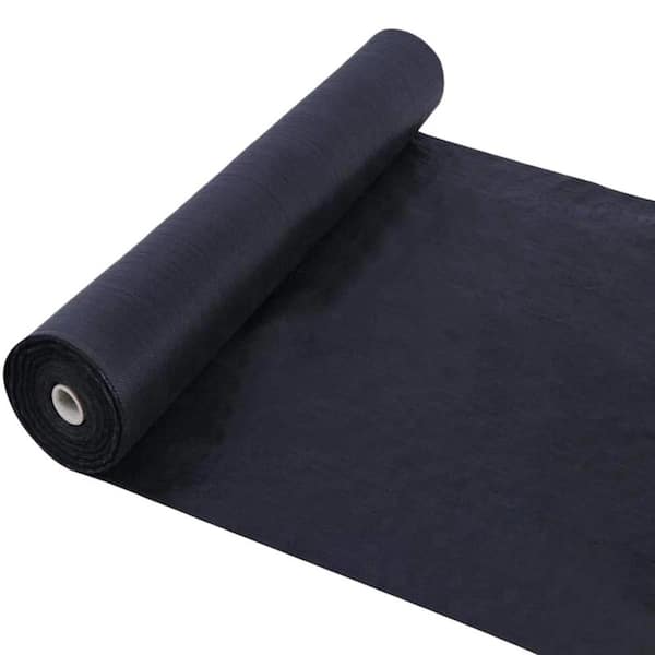 3 ft. x 300 ft. Weed Barrier Landscape Fabric Heavy Duty Permeable Black 1 Roll