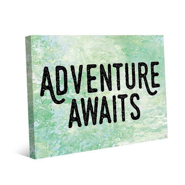 Creative Gallery 16 in. x 20 in. "Adventure Awaits" Wrapped Canvas Wall Art Print