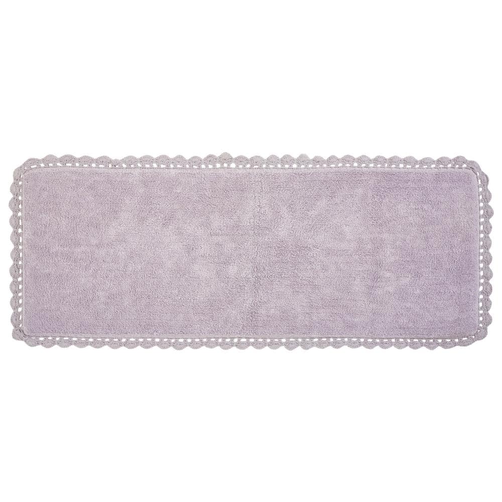 Chesapeake Crochet lavender Bath Runner (24 in. x 60 in.)