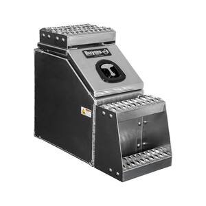 12 in. x 28 in. x 24 in. Class 8 Diamond Tread Aluminum Step Box