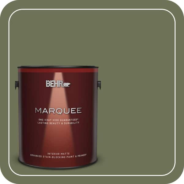 BEHR MARQUEE 1 gal. #MQ6-53 Herb Cornucopia One-Coat Hide Matte Interior Paint & Primer