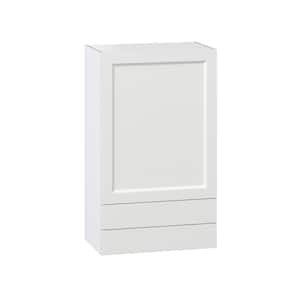 24 in. W x 40 in. H x 14 in. D Alton Painted White Recessed Assembled Wall Kitchen Cabinet with 2-Drawers
