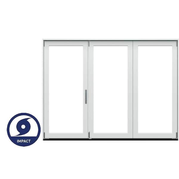 JELD-WEN 108 in. x 80 in. F4500 Right-Hand White Fiberglass 3