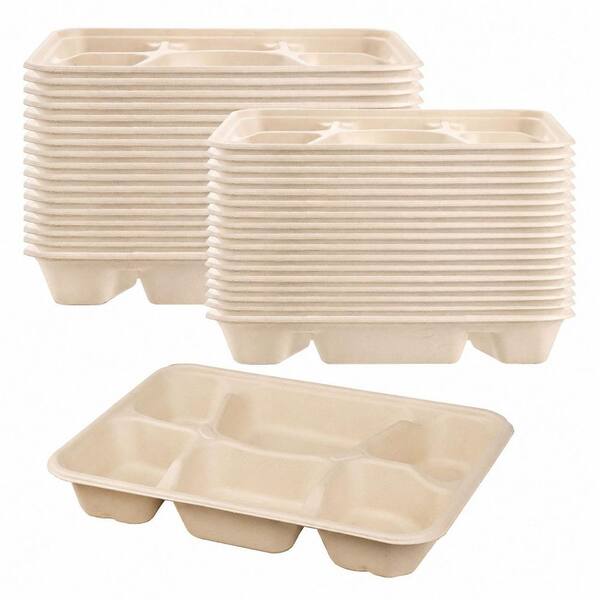 11 in. White White Family Disposable Sugarcane Plate Disposable Tableware Product Type (50 Per Case)