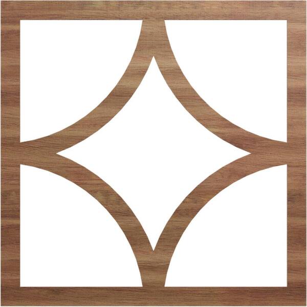 Ekena Millwork 0.25 in. x 36 in. x 36 in. Wood Medallion Moulding