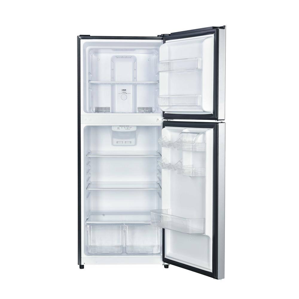 10.1 cu. ft. Top Freezer Refrigerator in Platinum Steel