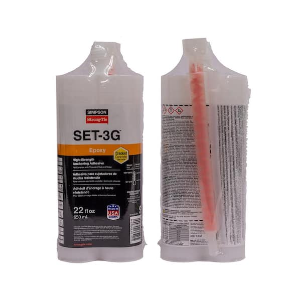 Simpson Strong-Tie SET-3G 22 oz. High-Strength Epoxy Adhesive with