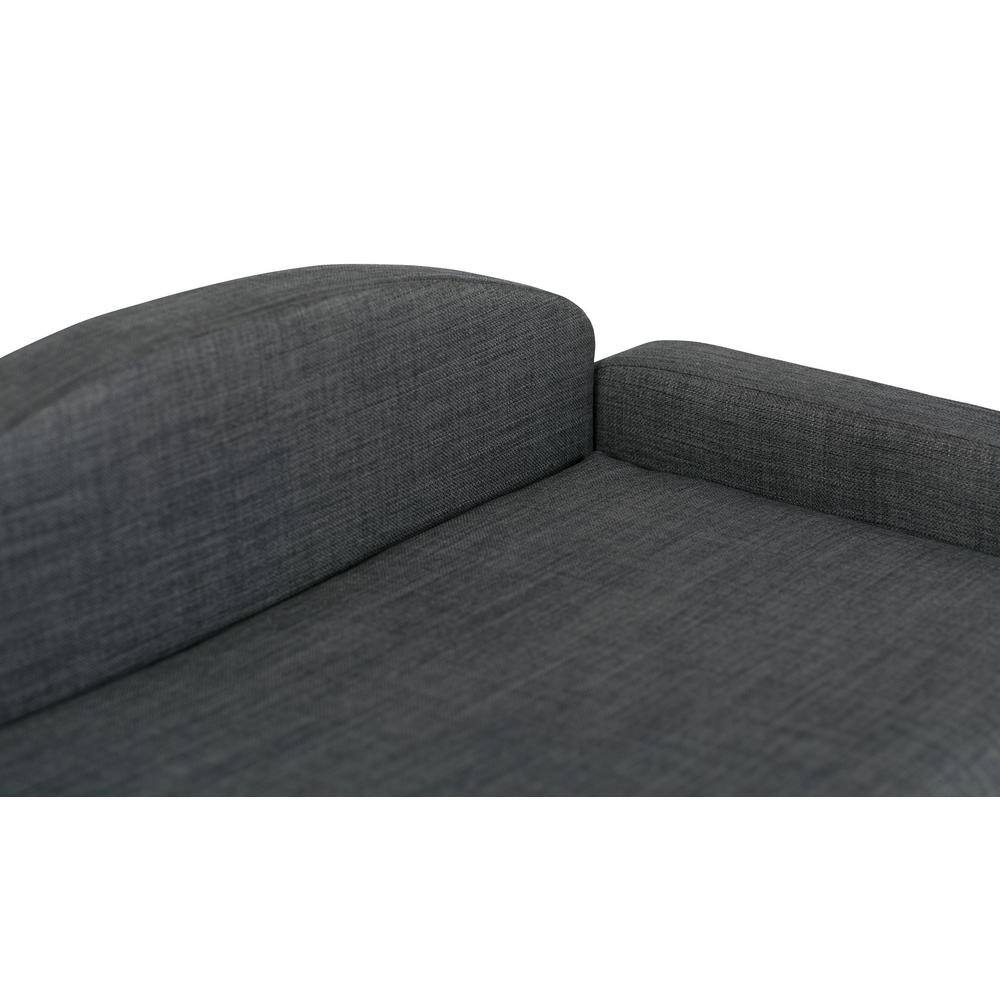 Gray Elevated Pet Sofa with Removable Mattress Cover