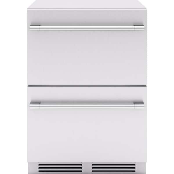 Zephyr Presrv 24 in. Dual Zone Outdoor Refrigerator Drawers