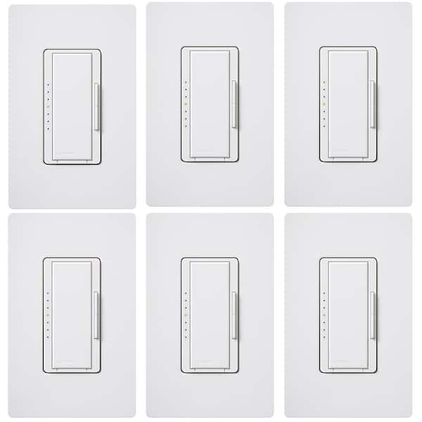 10 PCS:LUTRON FAN CONTROL & LED DIMMER MACL-LFQH-WH NEW!! 