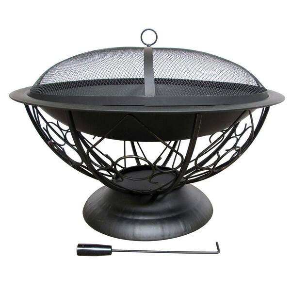 Fireside Escapes Traditional Wrought Iron Fire Pit-DISCONTINUED