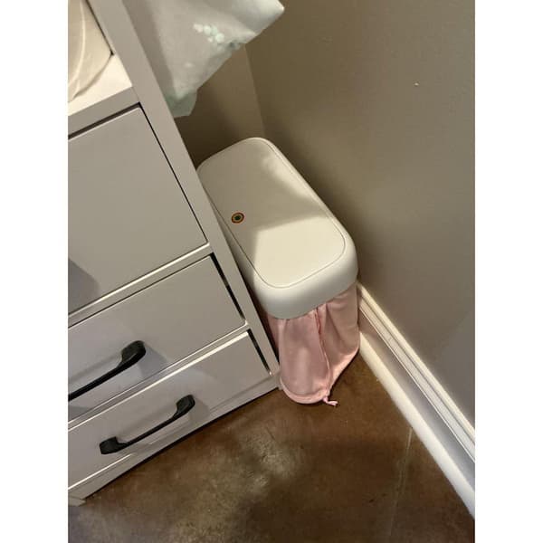 Small Kitchen Trash Can, 3.2 gal. Slim Plastic Garbage Bin with Pop-Up Lid, Mini Waste Basket Can Dog Proof for Kitchen