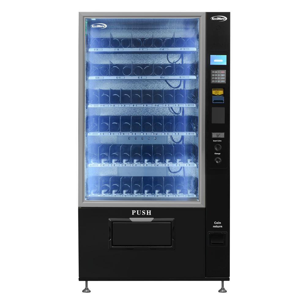 Koolmore 41 in. Refrigerated Vending Machine, 60 Slots With Bill and