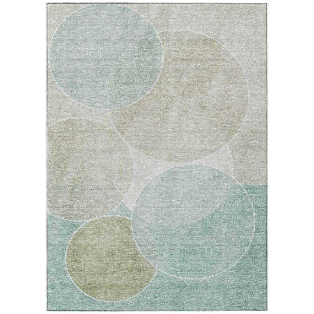 Chantille Machine Washable Indoor/Outdoor Abstract ACN2746 Turquoise 9 ft. x 12 ft. Area Rug price history on PriceWatchPro