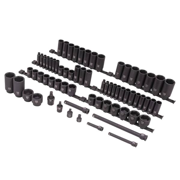 68 Piece Mixed Dr Master Impact Socket Set