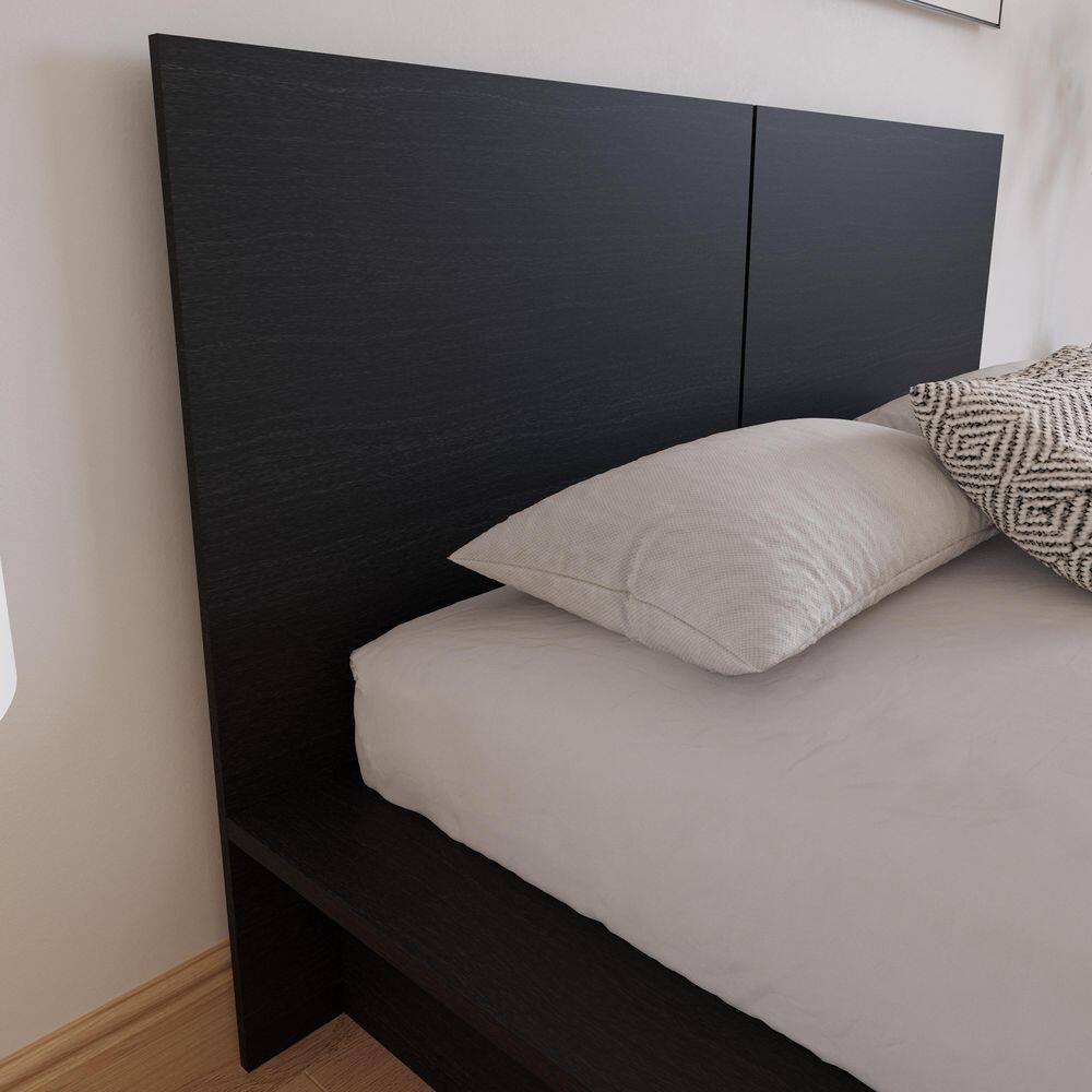 Nexera James Black Queen Size Panel Headboard 235991 - The Home Depot