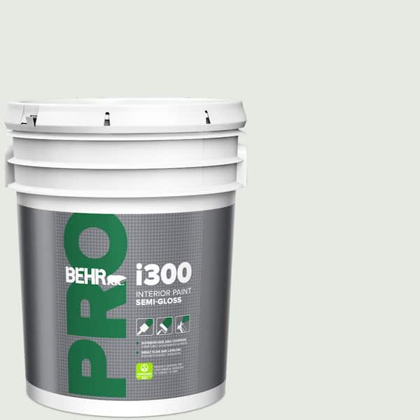 BEHR PRO 5 gal. #BL-W07 Wind Chill Semi-Gloss Interior Paint