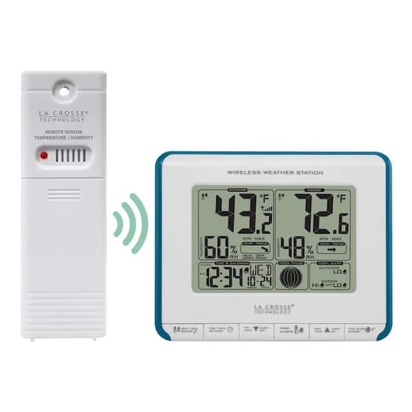 La Crosse Technology 308-1711BL Wireless Weather Station with Heat Index and Dew 