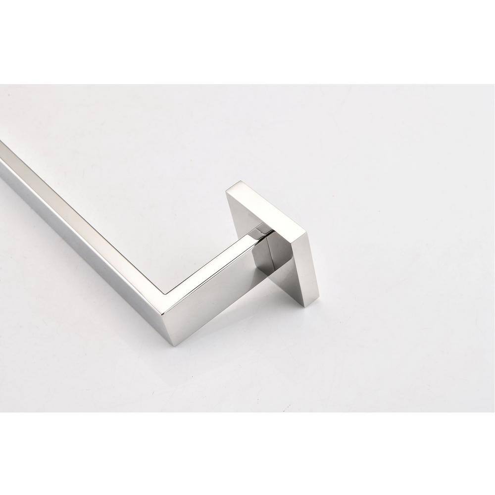 Chrome 8-Piece Stainless Steel Bathroom Hardware Set