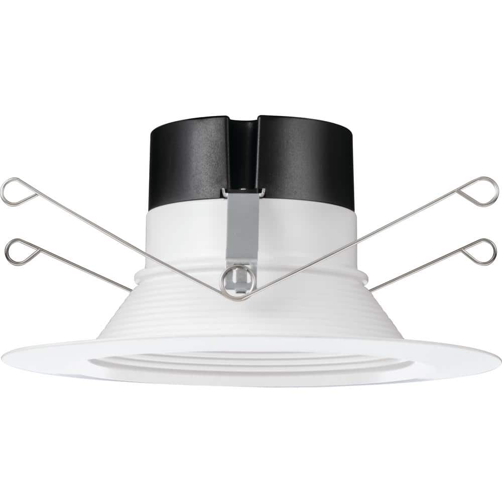 6-Inch White Aluminum LED Retrofit Recessed Lighting Kit