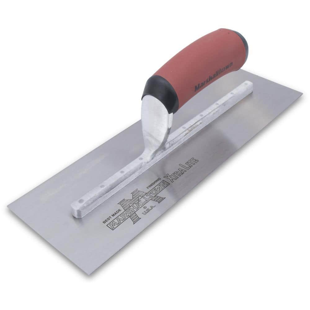 MARSHALLTOWN 14 In. X 3-1/2 In. Curved Durasoft Handle Finishing Trowel ...