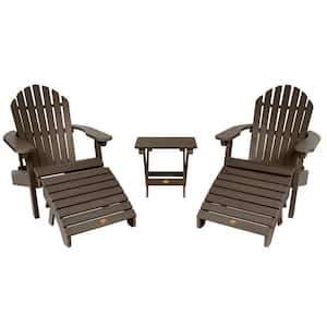 Hamilton Weathered Acorn 5-Piece Recycled Plastic Outdoor Conversation Set