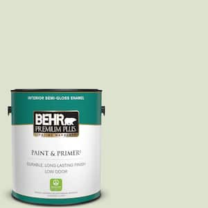 BEHR PREMIUM PLUS 8 oz. #N220-7 Cavalry Brown Satin Enamel  Interior/Exterior Paint & Primer Color Sample B370316 - The Home Depot