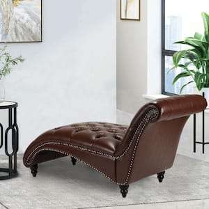 Brown Chaise Longue