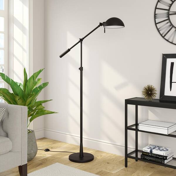 Bronze Tilting Brushed Floor Lamp, Dexter Arc Floor Lamp Instructions