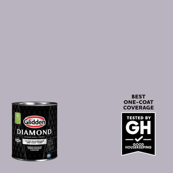 Glidden Diamond 1 qt. PPG1172-4 Ash Grove Semi-Gloss Interior Paint with Primer