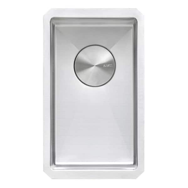 Gravena 10 in. Undermount Single Bowl 16-Gauge Stainless Steel Bar Prep Kitchen Sink with Rounded Corners