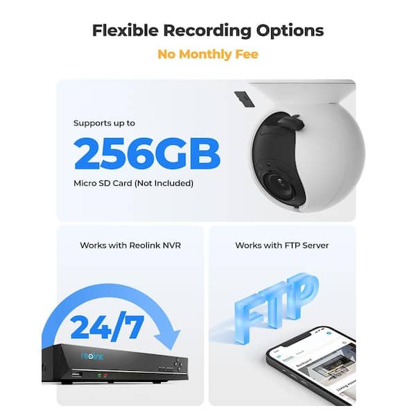 Reolink E1 Poe Poe Reolink Apple Homekit E1 Outdoor PoE 4K PTZ PoE