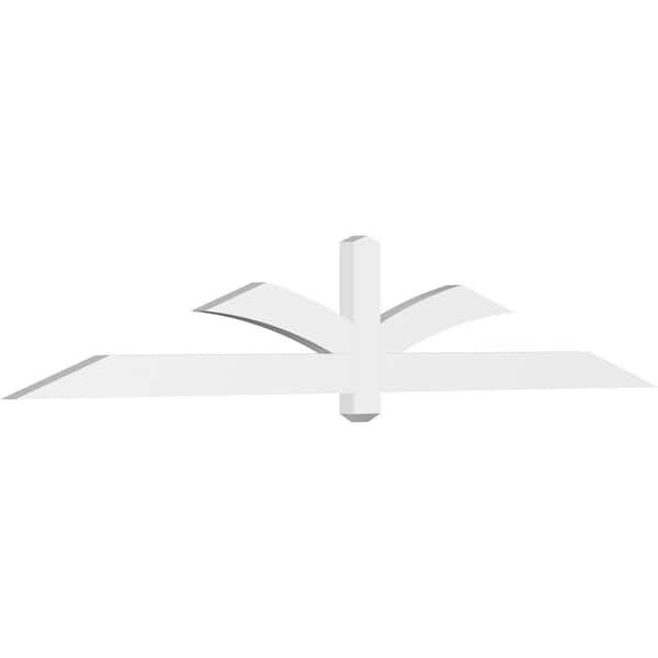 Ekena Millwork Redmond 96 in. W x 16 in. H x 2 in. D Signature Polyurethane Bracket