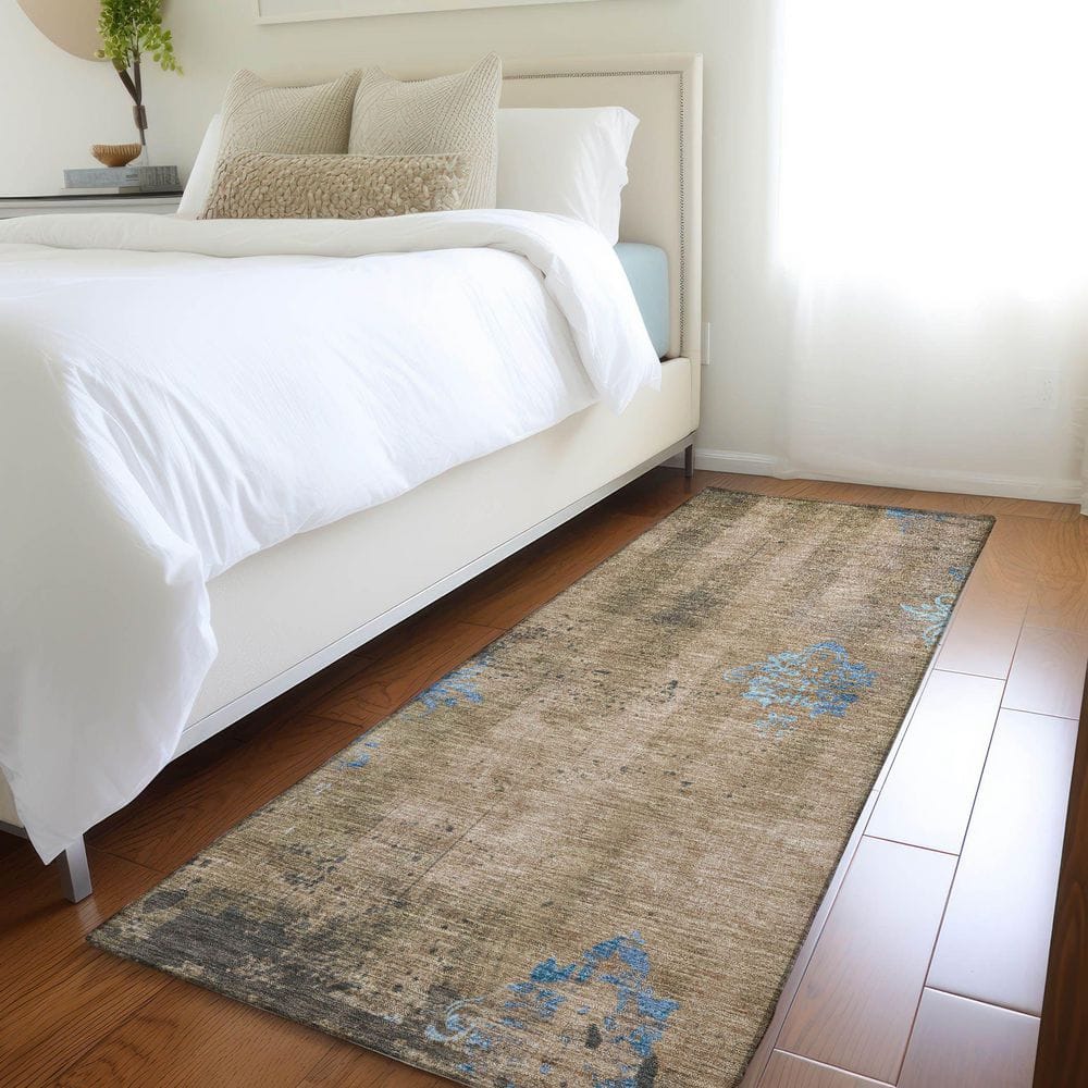 Chantille Machine Washable Indoor/Outdoor Abstract ACN1788 Taupe 2 ft. 3 in. x 7 ft. 6 in. Runner Rug price history on PriceWatchPro