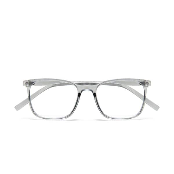 Magnifeye Rounded Square Clear Frame 1.25 Blue Light Reading Glasses