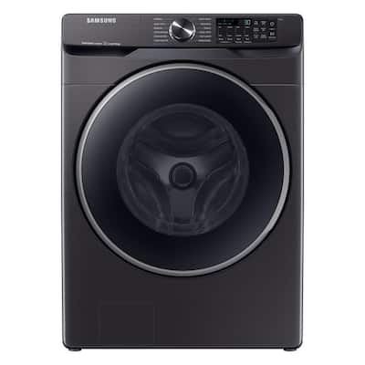 5 cu. ft. Smart High-Efficiency Front Load Washer with Super Speed in Brushed Black