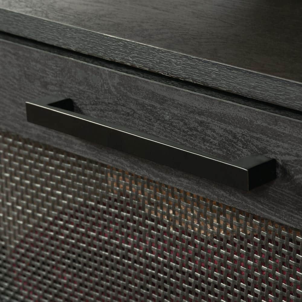 Raven Oak Square Wood Coffee Table with Storage Drawer