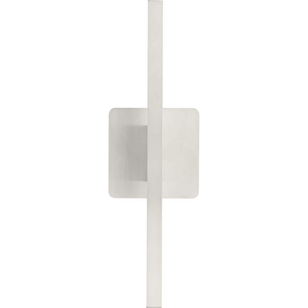 16" Brushed Nickel Dimmable LED Vanity Light with Acrylic Lens