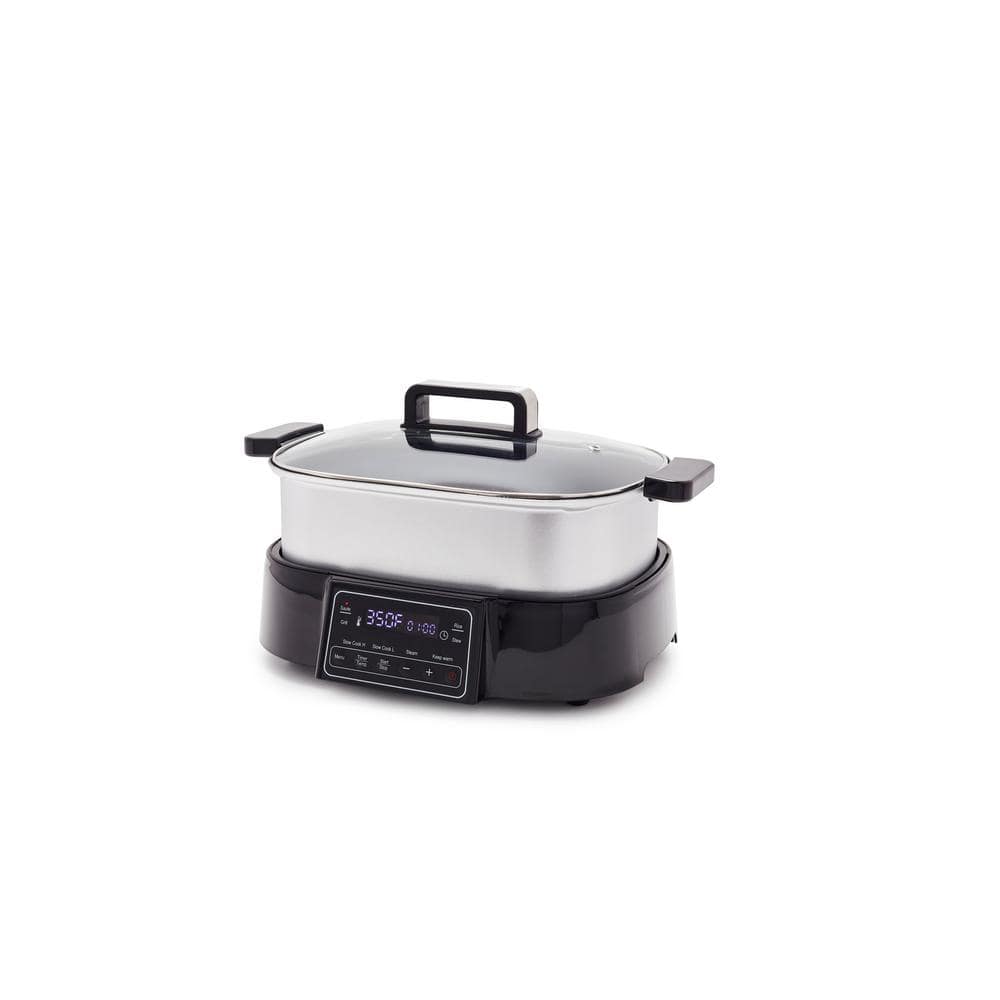 GreenPan Stainless Steel 8-in-1 Skillet Grill & Slow Cooker