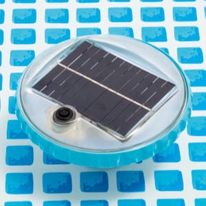 Solar Powered LED Floating Pool Night Light, Auto On Color Changing