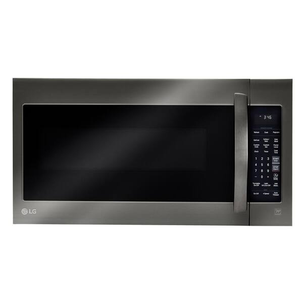 LG Electronics 2.0 cu. ft. Over the Range Microwave in Black Stainless Steel with EasyClean and Sensor Cook