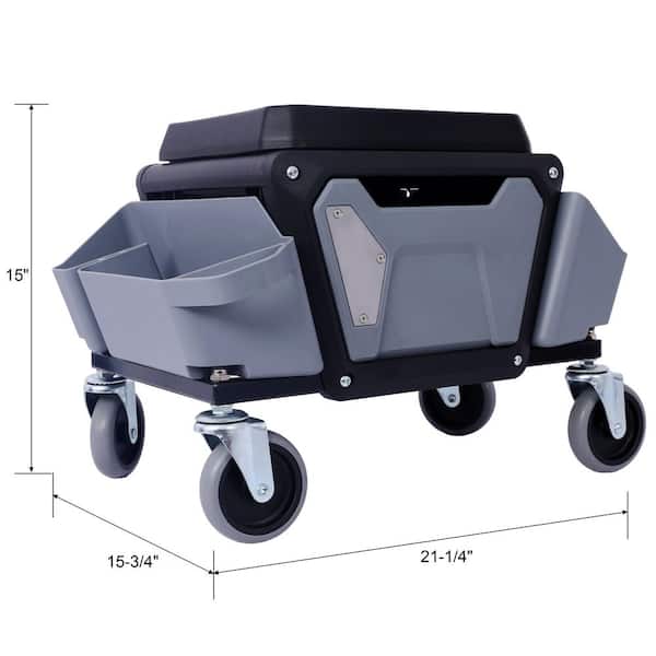 Amazon.com: JEGS Hydraulic Shop Stool with Backrest