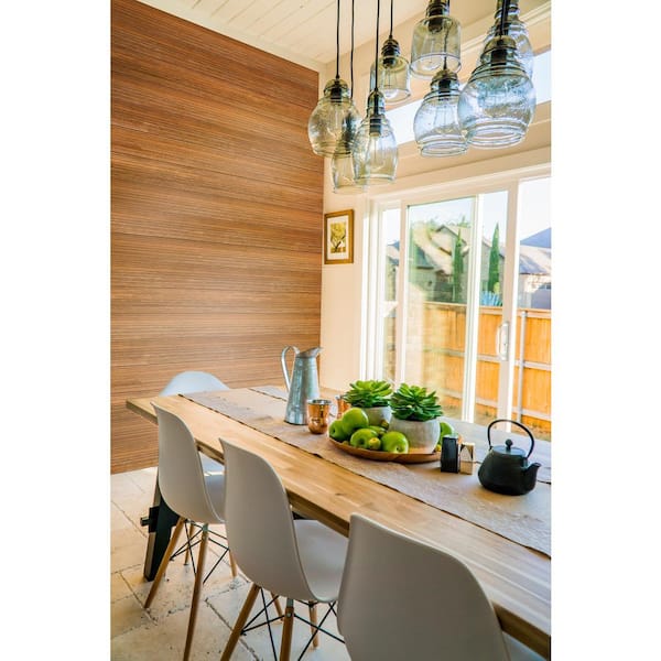 Easy Planking Thermally Modified Wood Siding Board 1 in. x 6 in. x 8 foot long in Grooved Design (6-Pack)