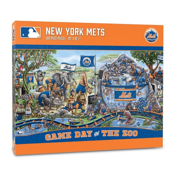 YouTheFan MLB New York Mets Game Day At The Zoo 500-Piece Puzzle