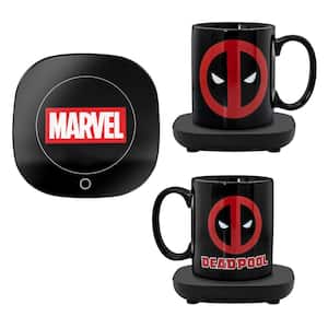 Marvel's Single-Cup Deadpool Red Coffee Mug with Warmer for Your Drip Coffee Maker